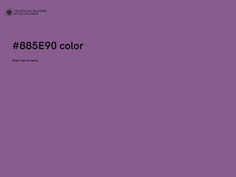 #885E90 color image