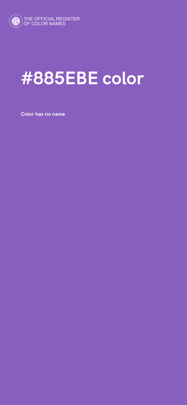 #885EBE color image