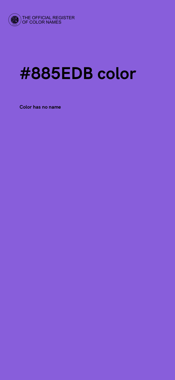 #885EDB color image
