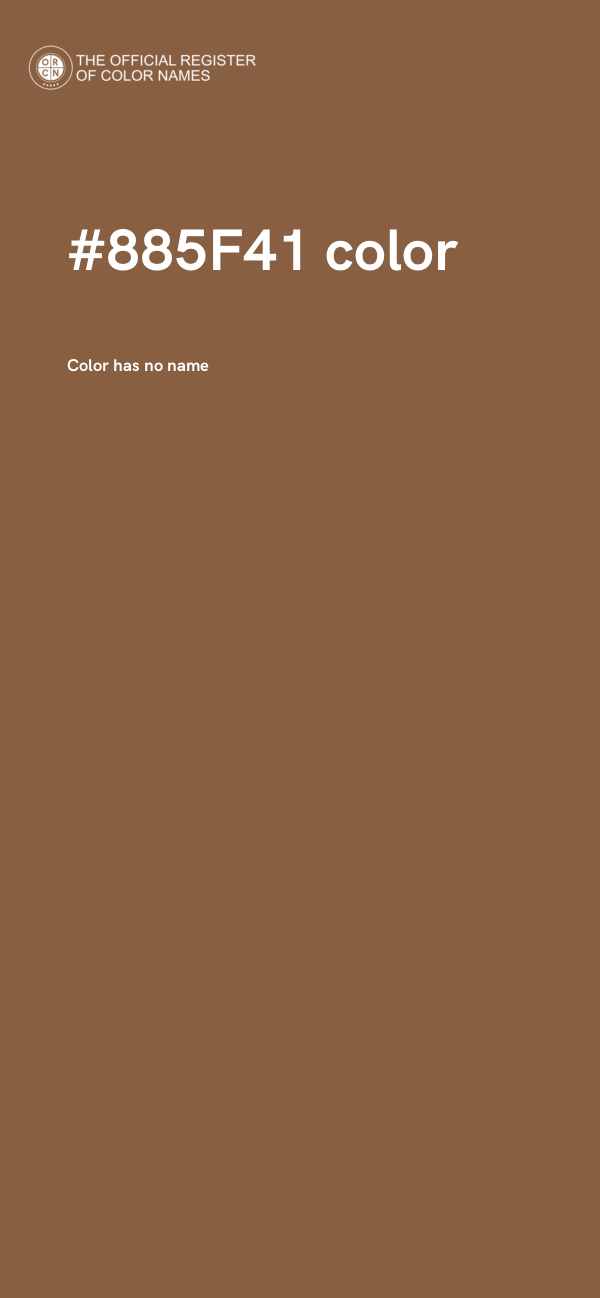 #885F41 color image