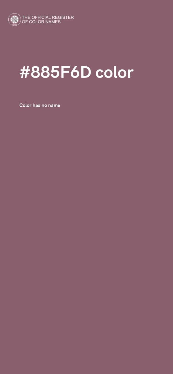 #885F6D color image