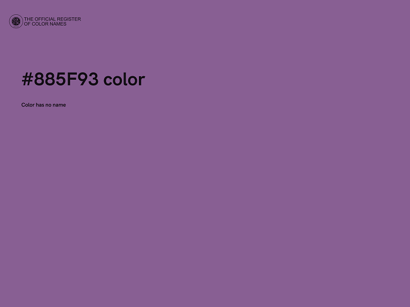 #885F93 color image