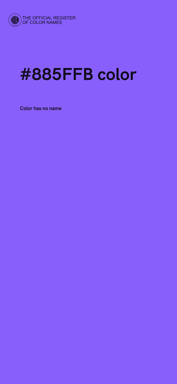 #885FFB color image