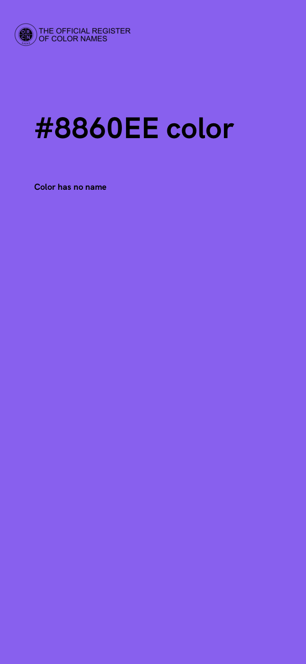 #8860EE color image