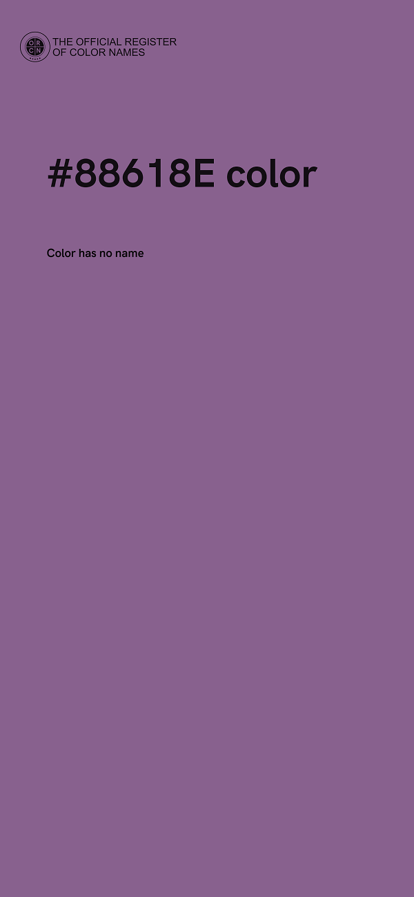 #88618E color image