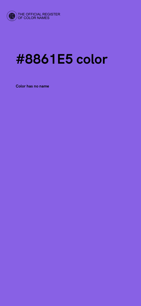 #8861E5 color image