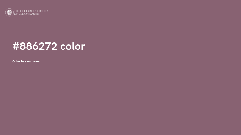 #886272 color image