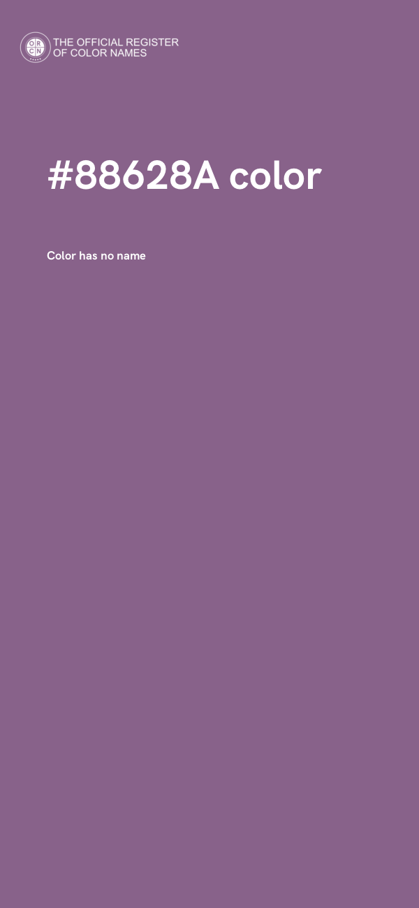 #88628A color image