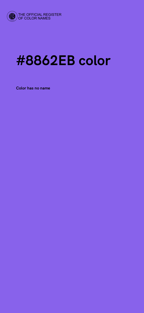 #8862EB color image
