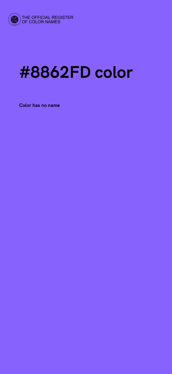 #8862FD color image