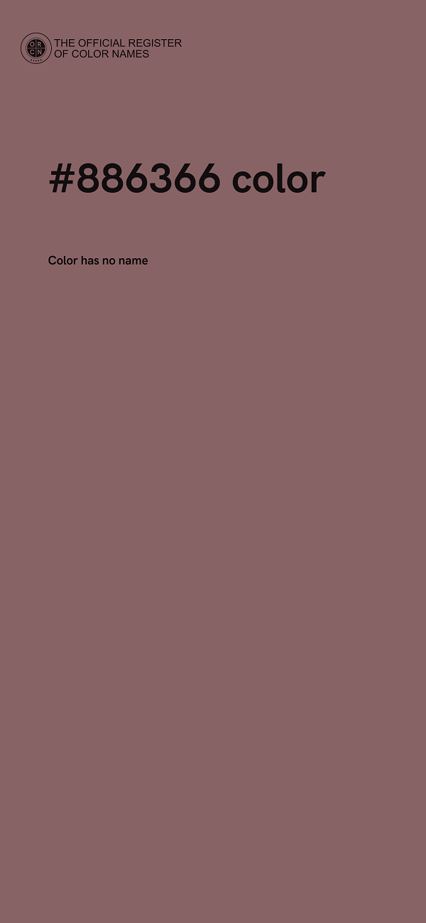 #886366 color image