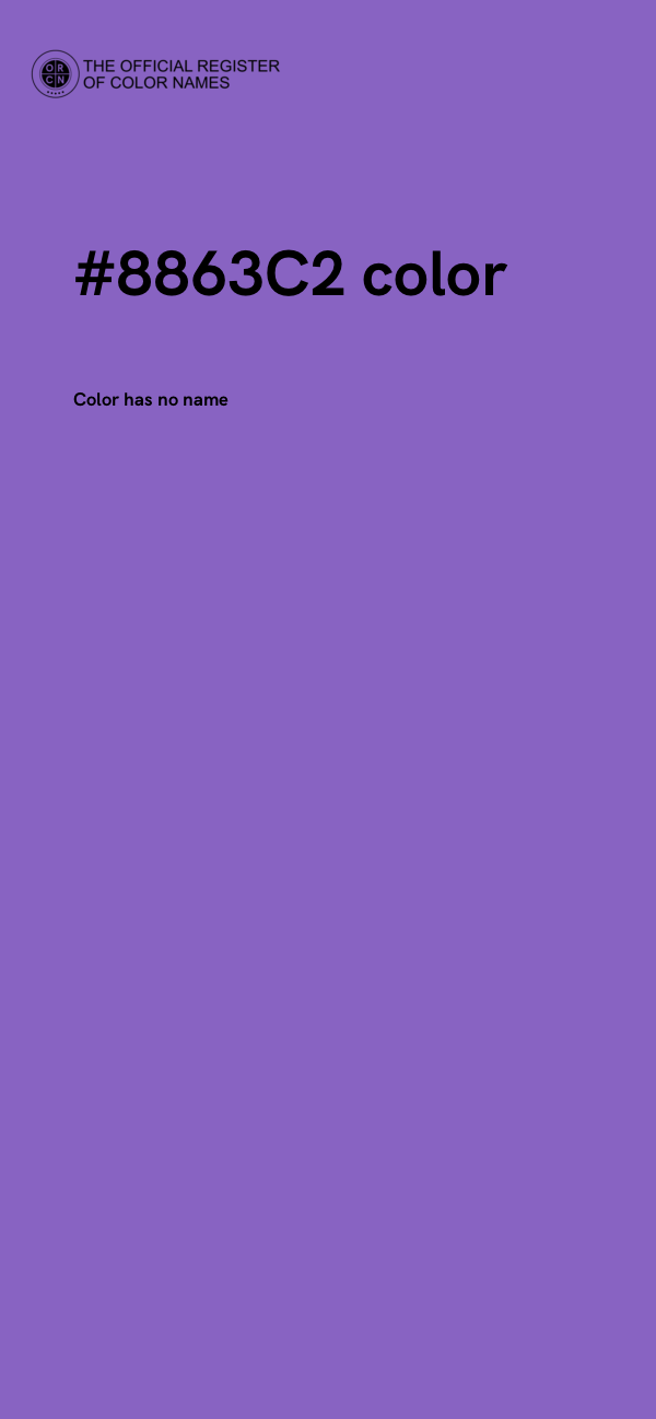 #8863C2 color image