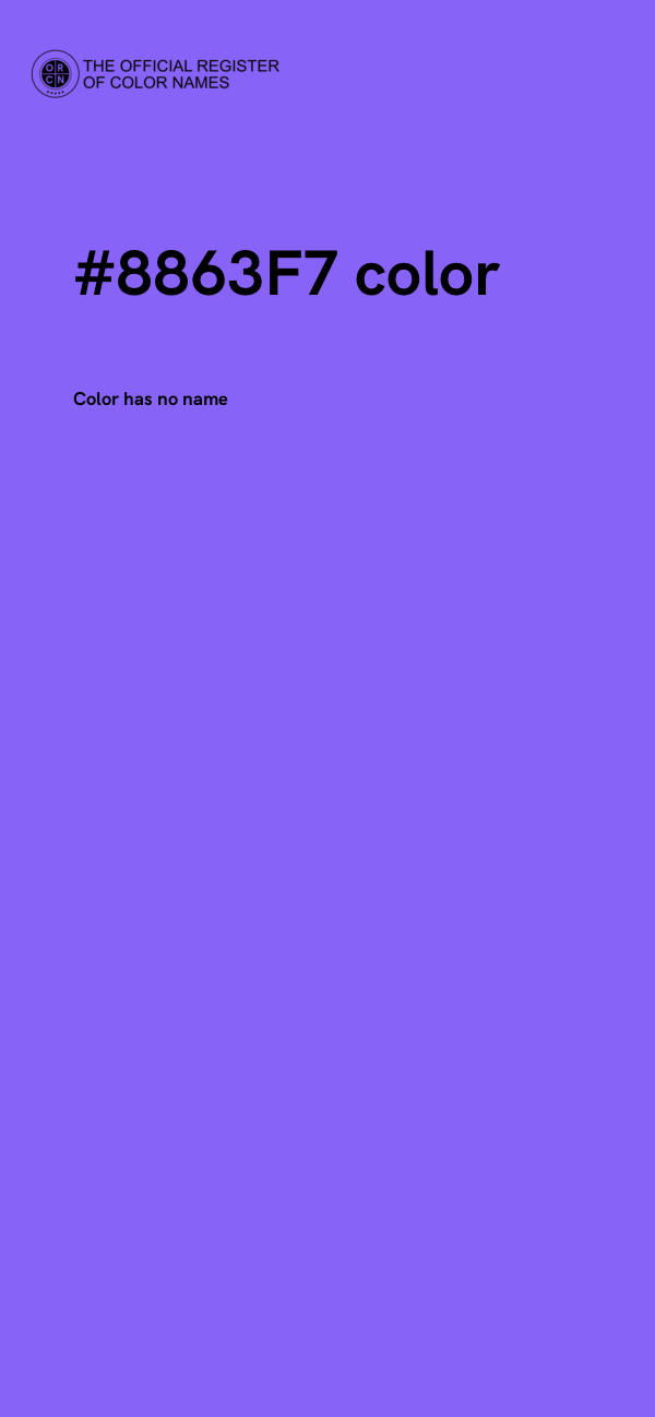 #8863F7 color image