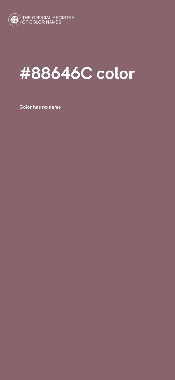 #88646C color image