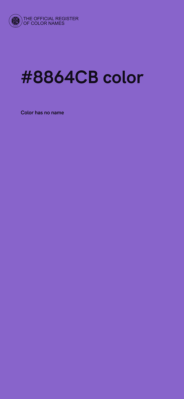 #8864CB color image