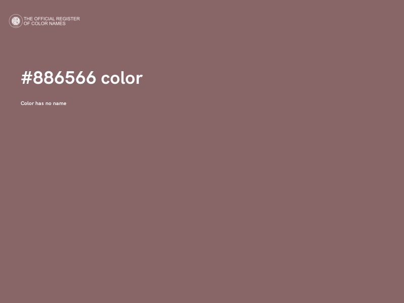 #886566 color image