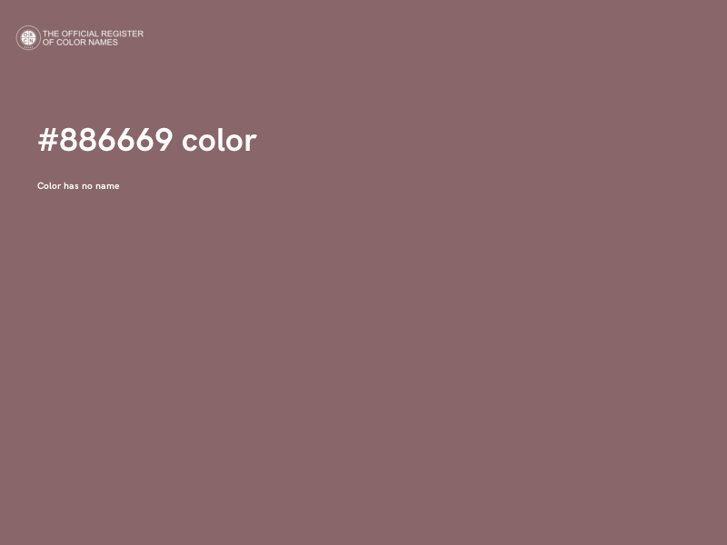 #886669 color image