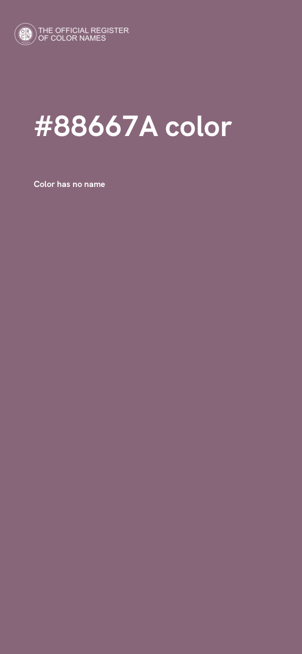 #88667A color image