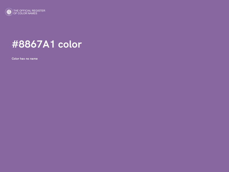 #8867A1 color image