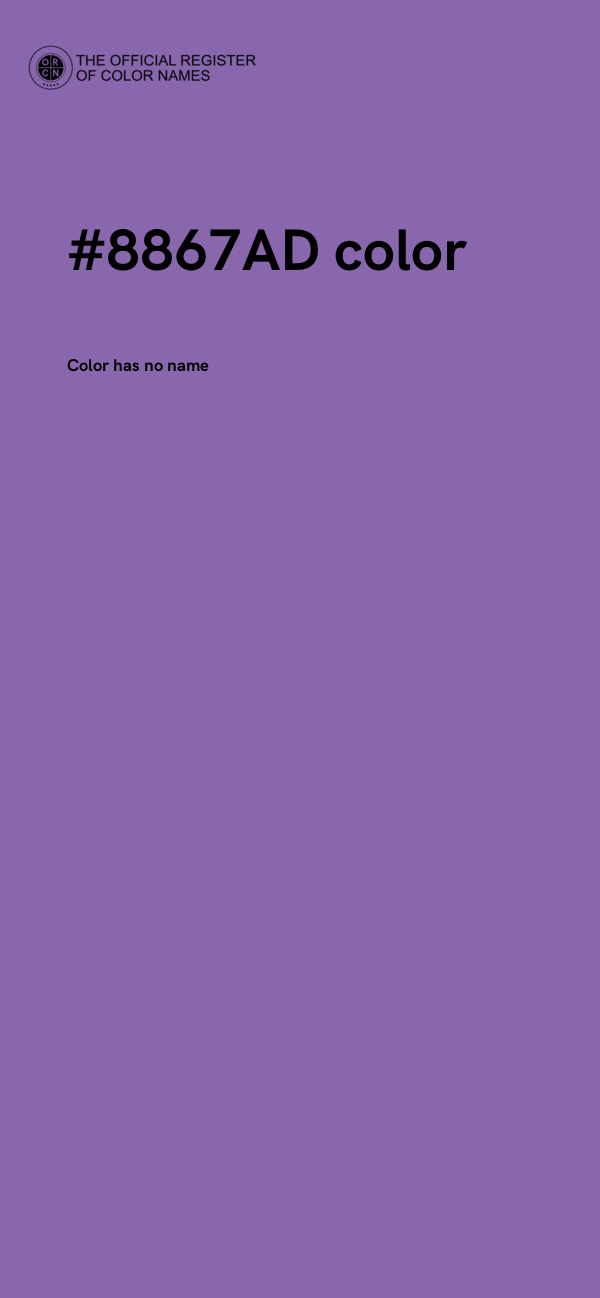 #8867AD color image