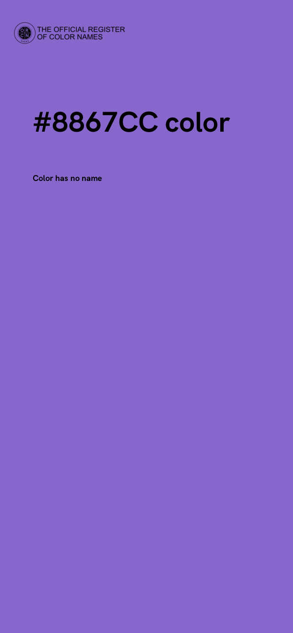 #8867CC color image