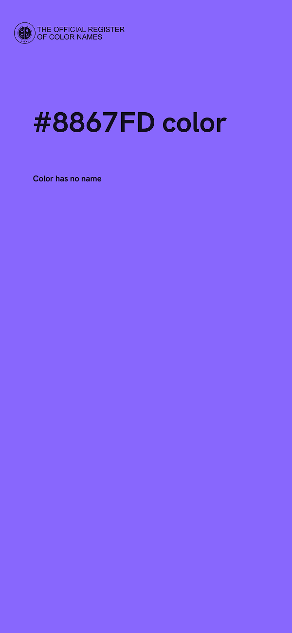 #8867FD color image
