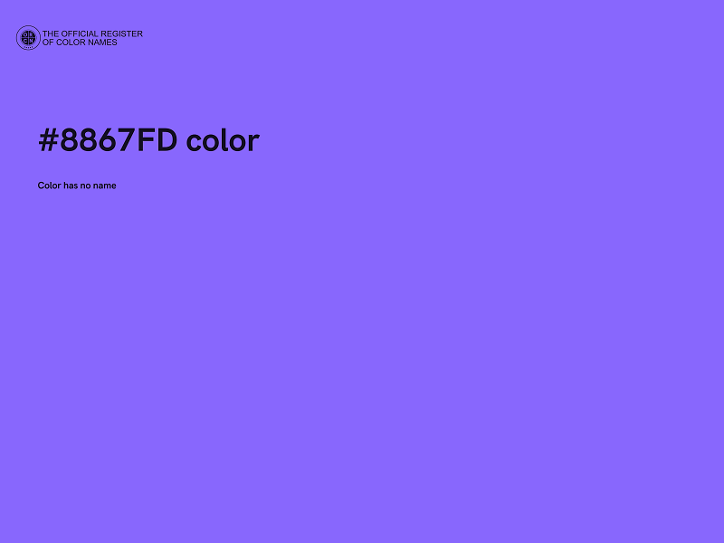 #8867FD color image