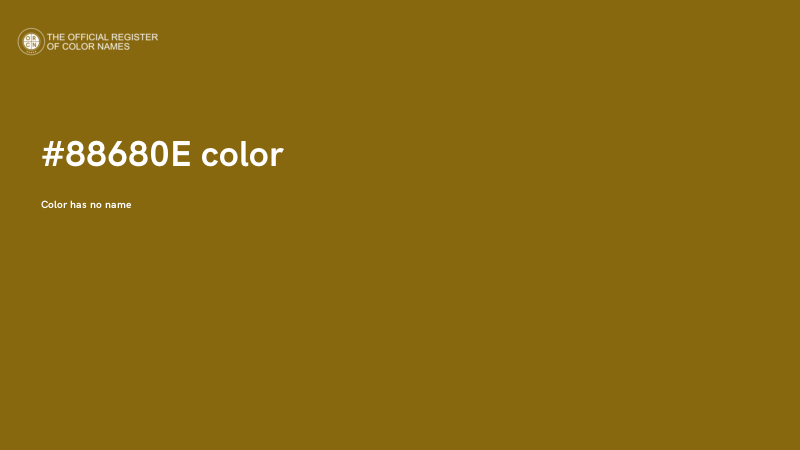 #88680E color image