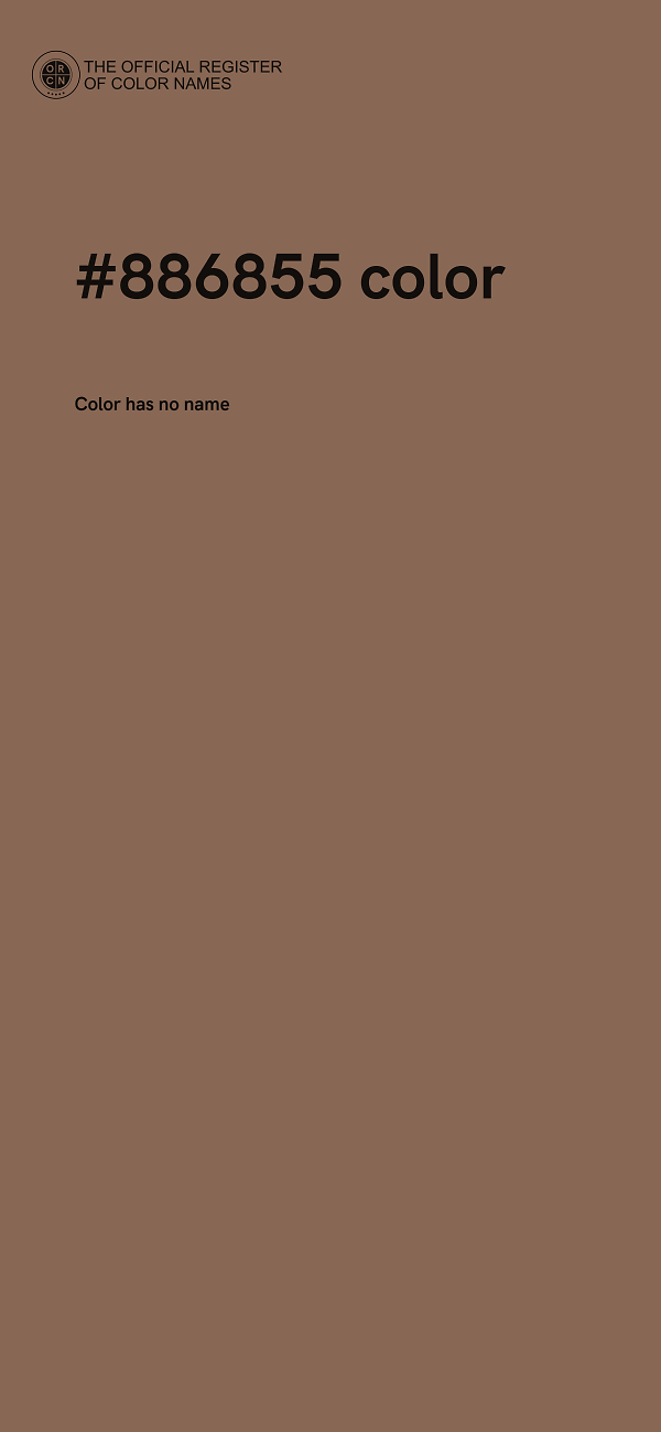 #886855 color image