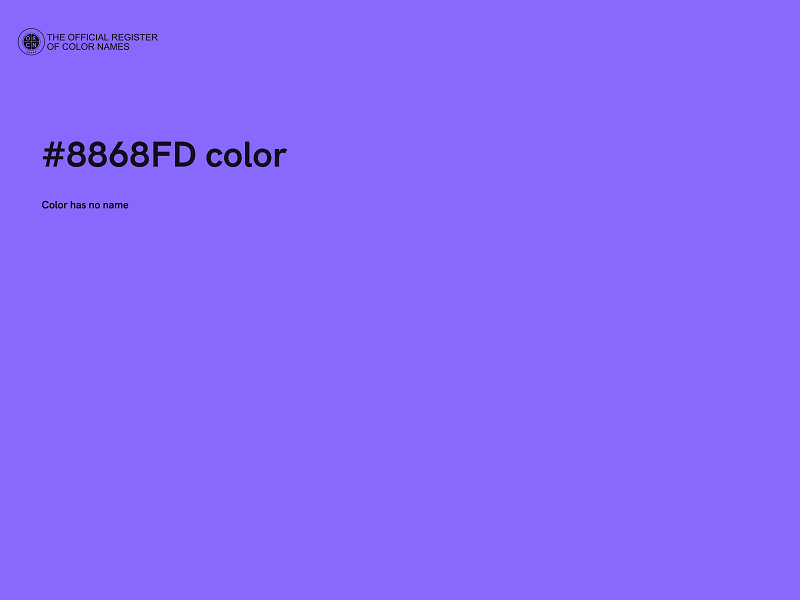 #8868FD color image