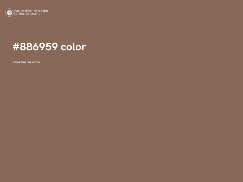 #886959 color image