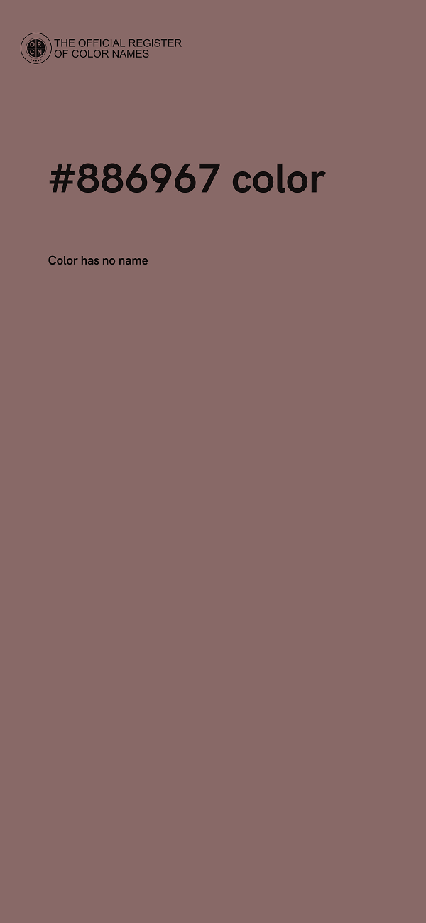 #886967 color image