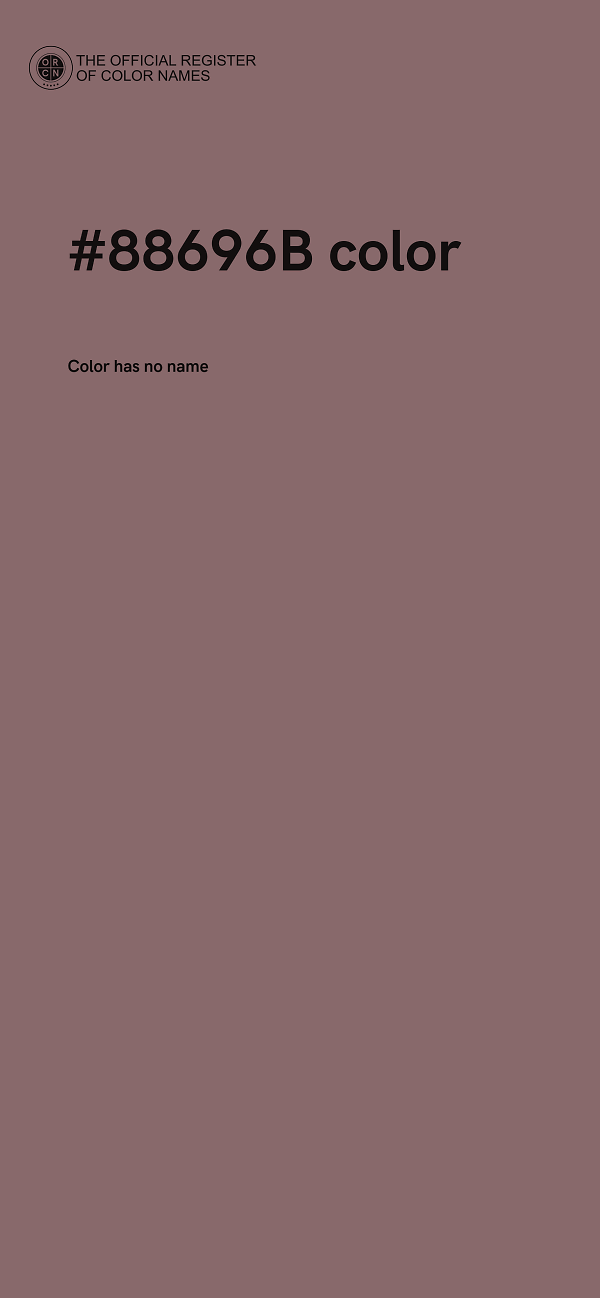 #88696B color image