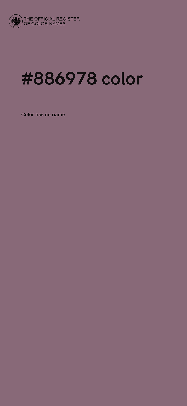 #886978 color image