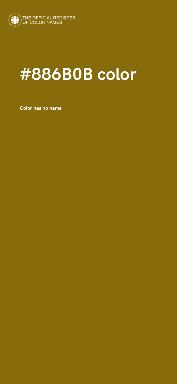 #886B0B color image