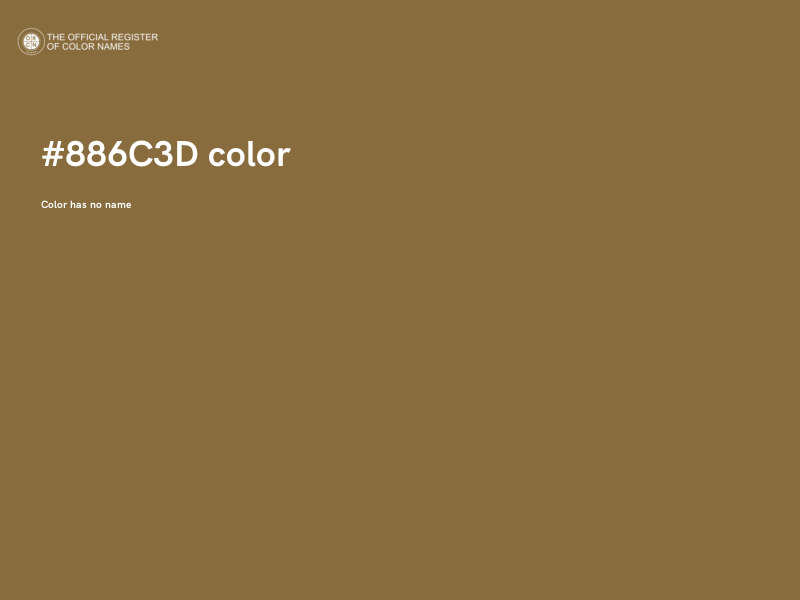 #886C3D color image