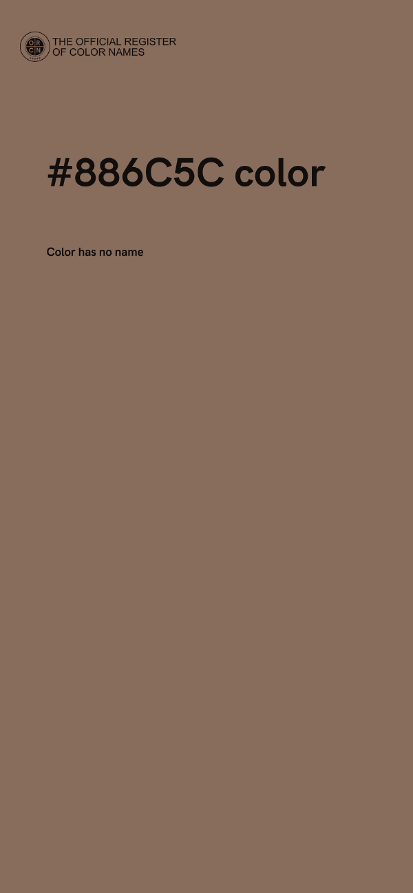 #886C5C color image