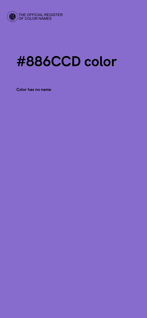 #886CCD color image