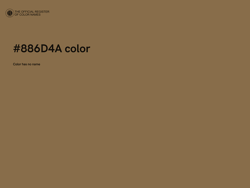 #886D4A color image