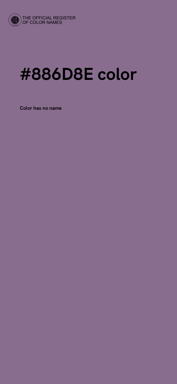 #886D8E color image