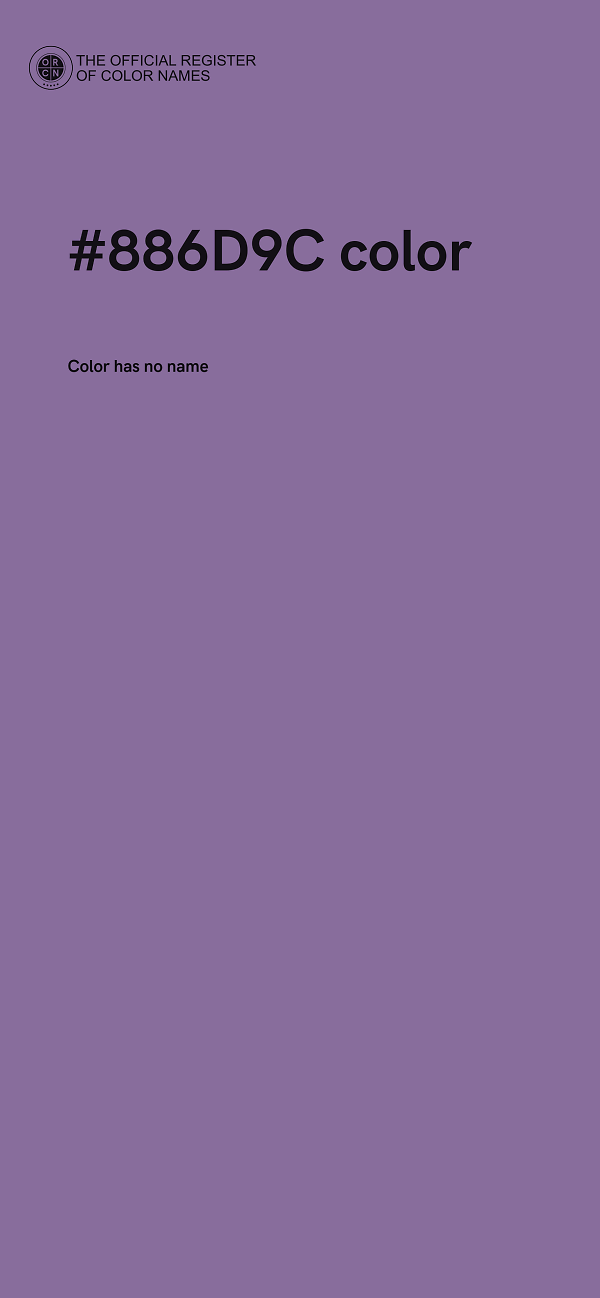 #886D9C color image