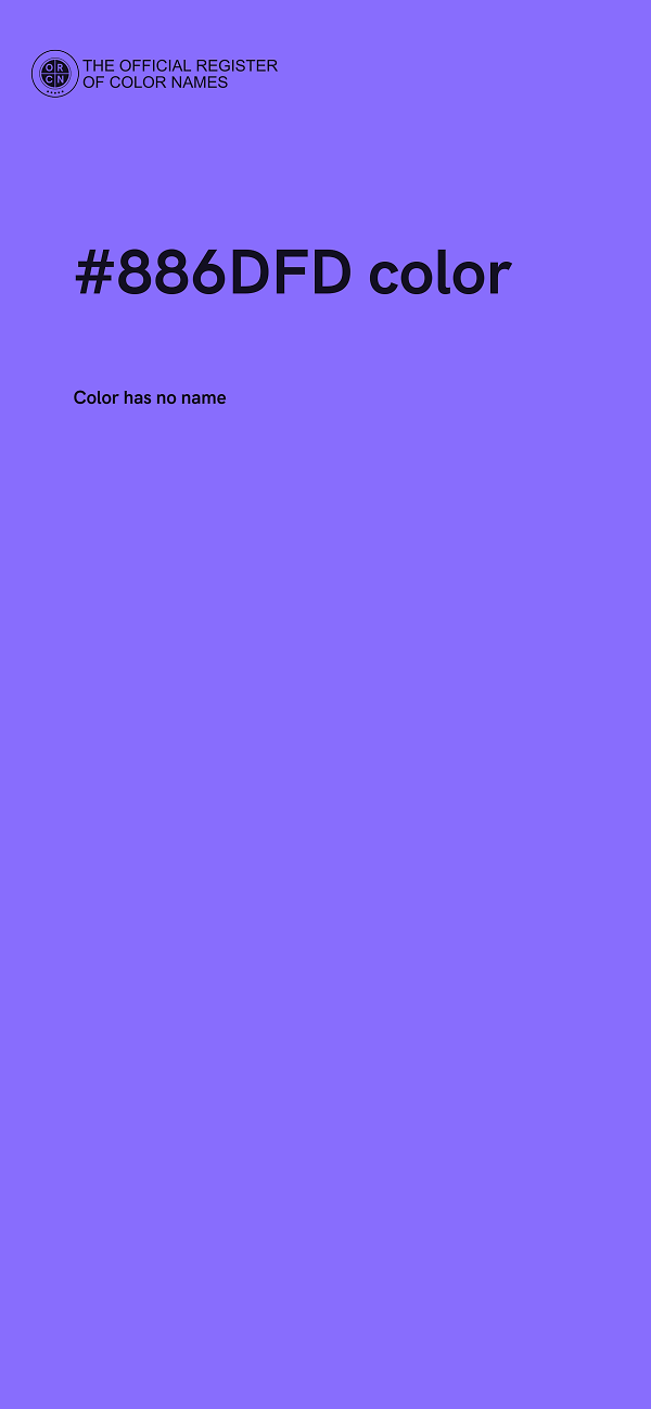 #886DFD color image