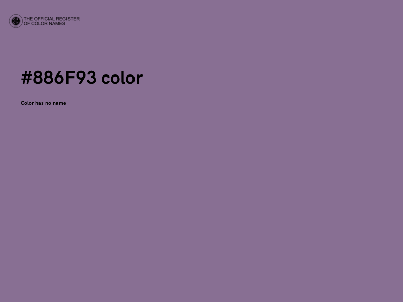 #886F93 color image