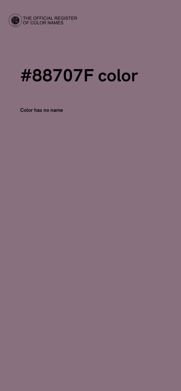#88707F color image