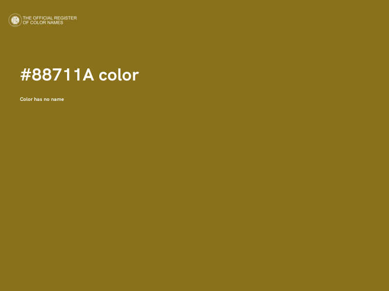 #88711A color image