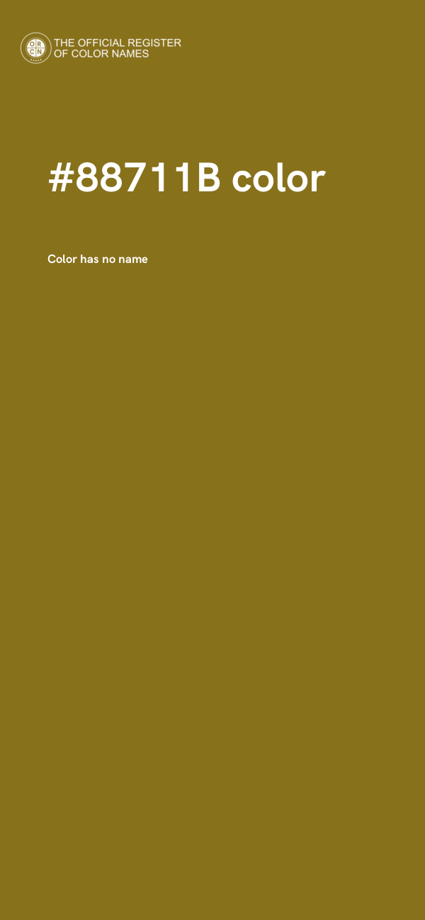#88711B color image