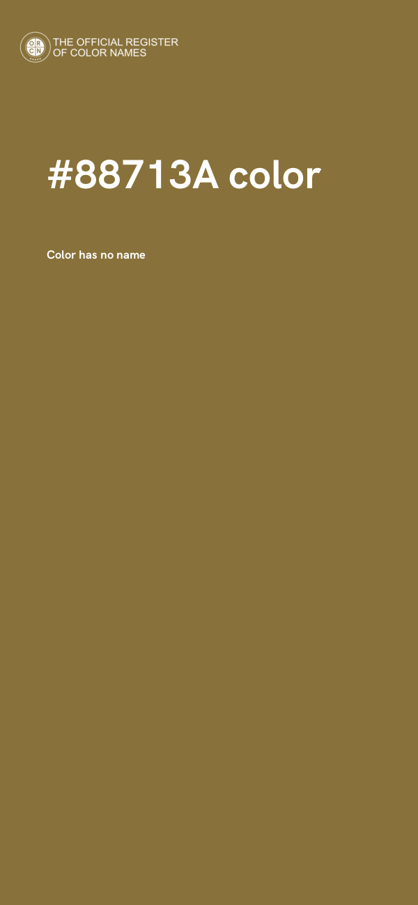 #88713A color image