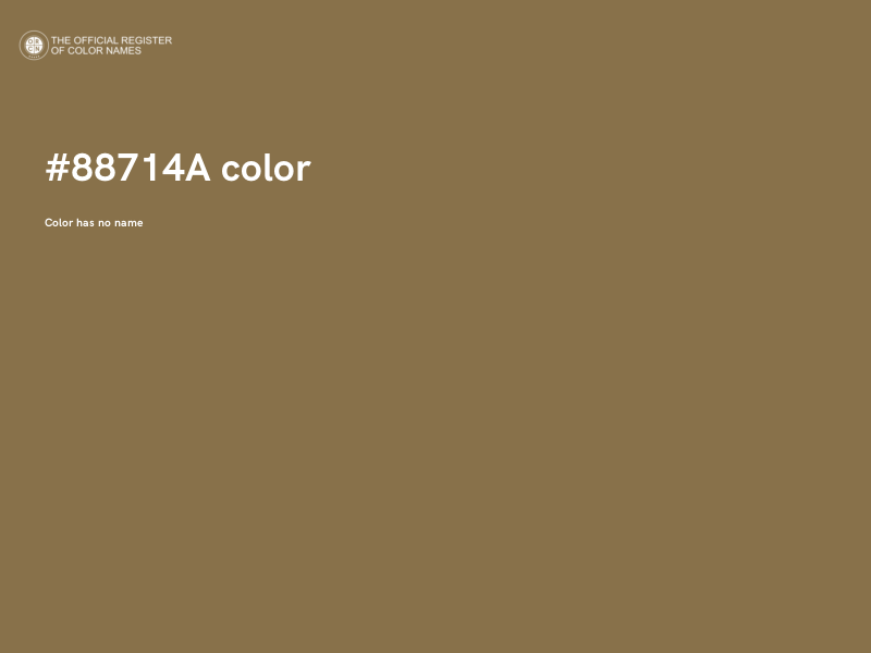 #88714A color image