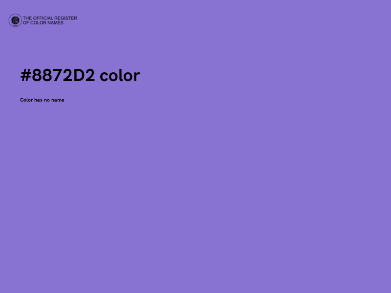#8872D2 color image