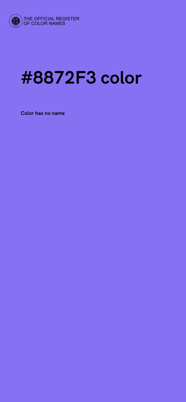 #8872F3 color image